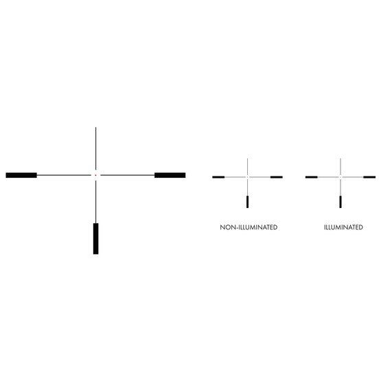 U.S. Optics 1-6x24mm TS-6X SFP Rifle Scope with Crosshair Reticle and illuminated dot